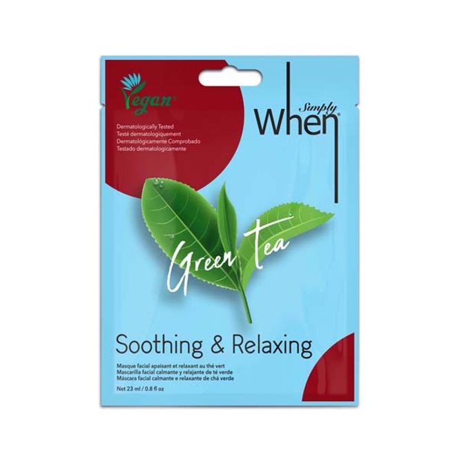 Hovedbilde Simply When® Vegan Green Tea Soothing & Relaxing Mask