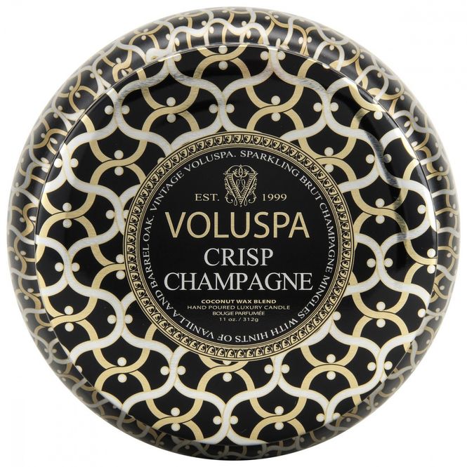 Hovedbilde CRISP CHAMPAGNE 3 WICK TIN CANDLE