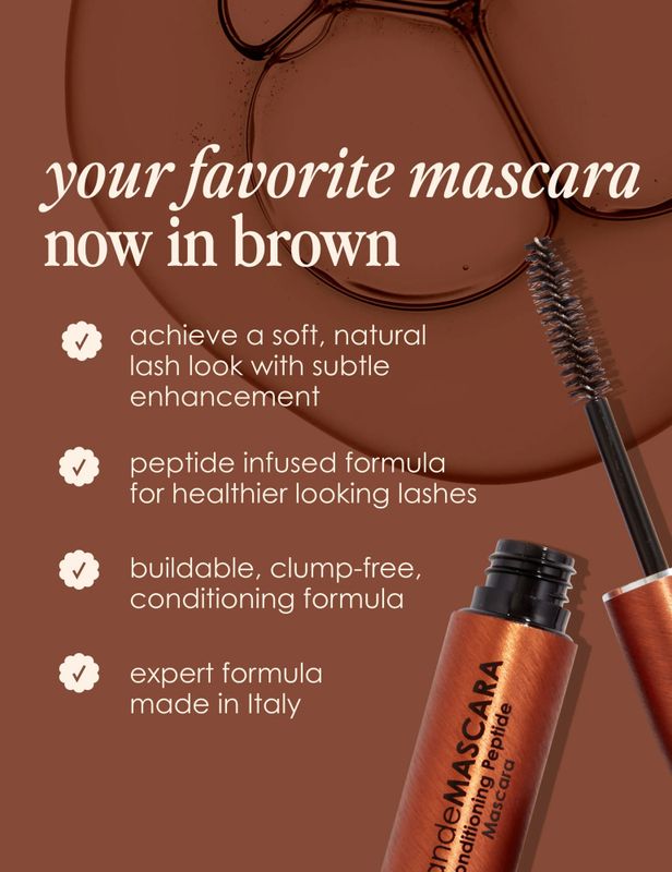 GrandeMASCARA Conditioning Peptide Mascara Brown