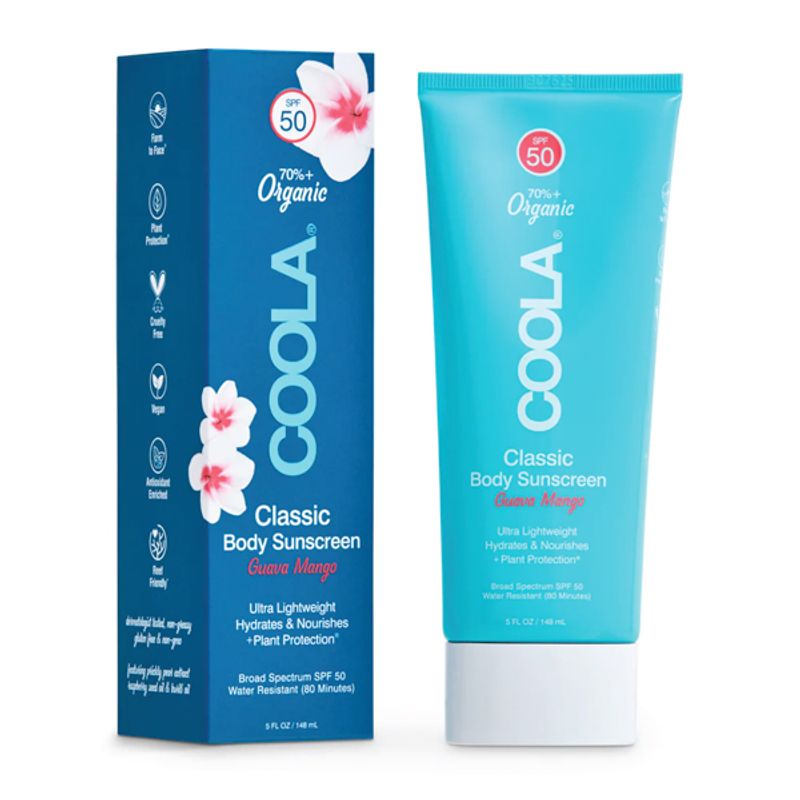 Classic Body Organic Sunscreen Lotion SPF 50 - Guava Mango