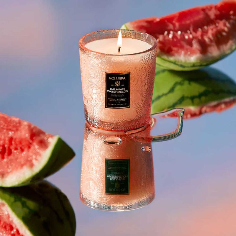 KALAHARI WATERMELON MINI DECORATIVE TIN CANDLE